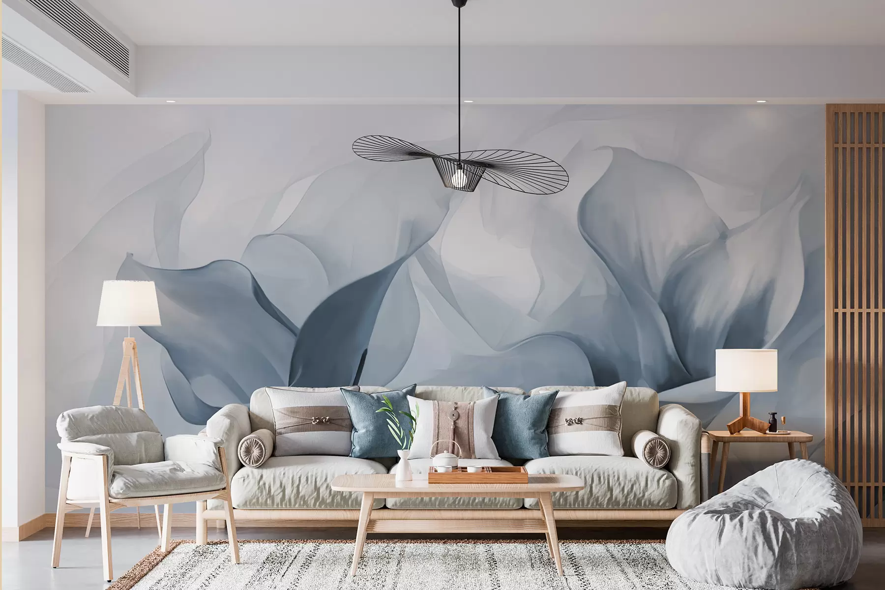 wall murals Фантазијско цвеће w05086v1
