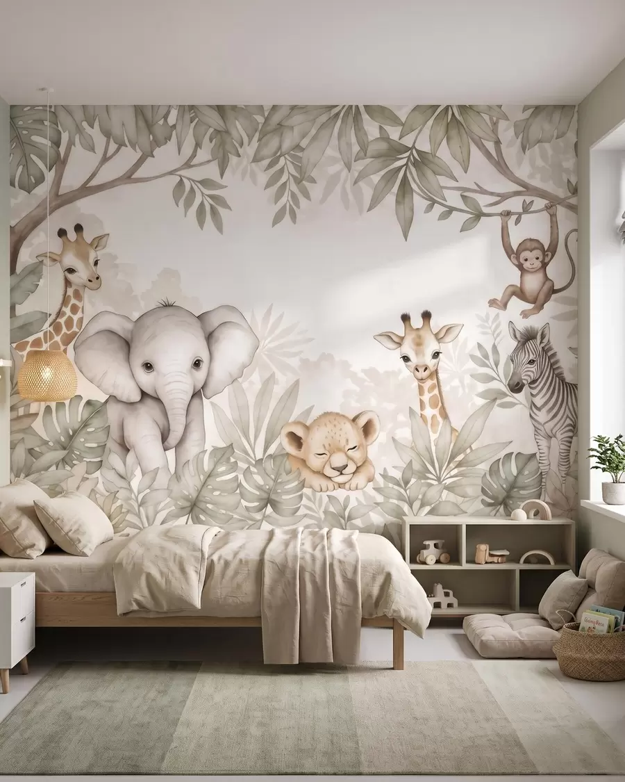 wall murals Safari pod granama w09885