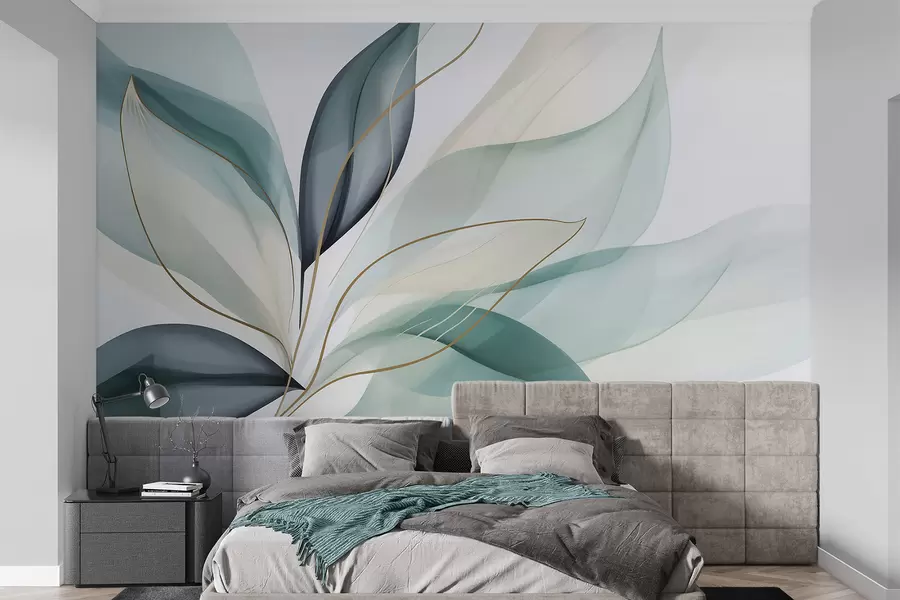wall murals Апстрактно лишће w05706