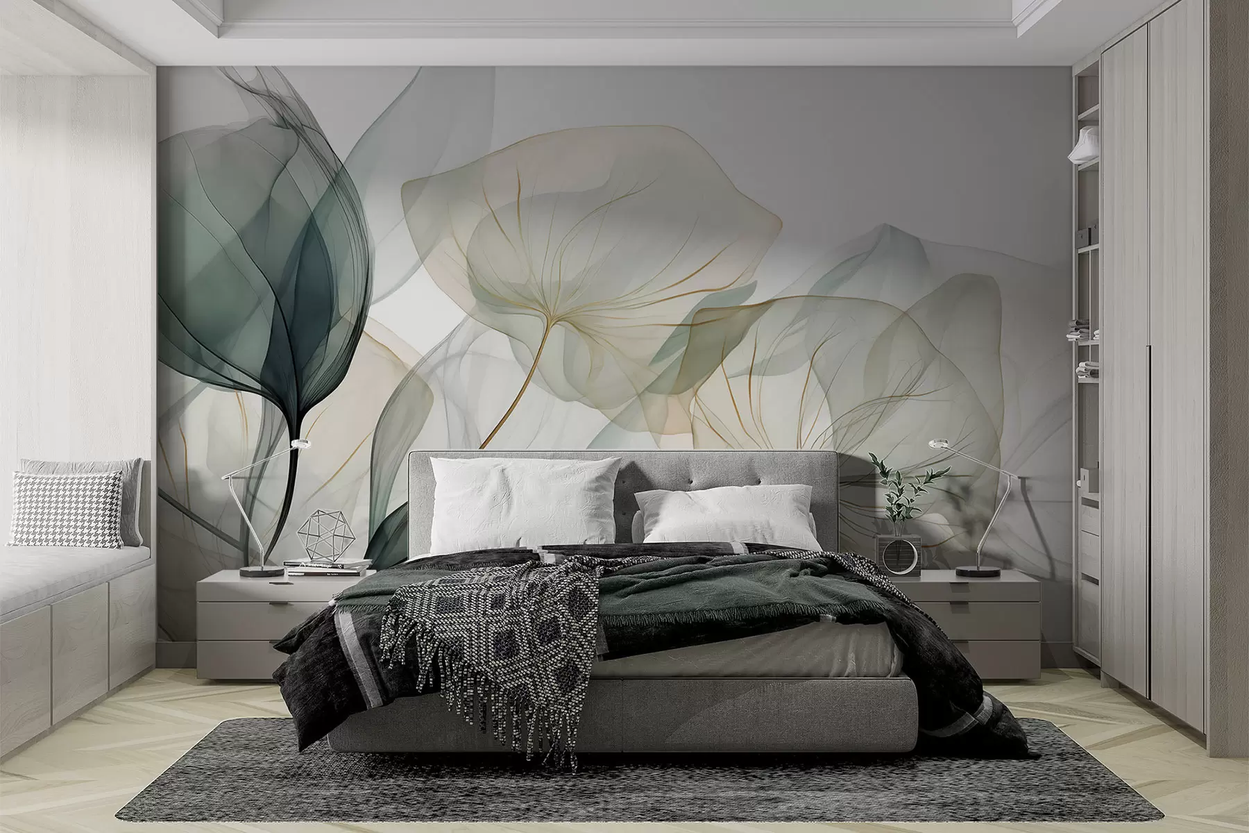 wall murals Апстрактна вегетација w05708