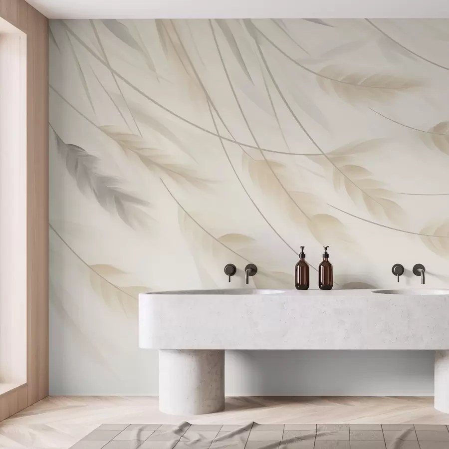 wall murals Апстрактна слика имитације класја кукуруза w05589