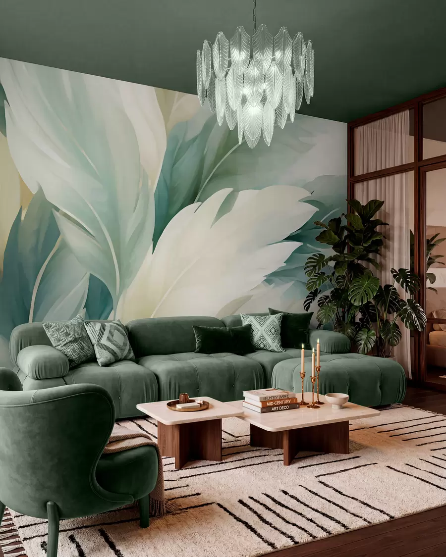 wall murals Шпиљасти листови w05744