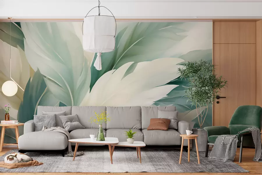 wall murals Шпиљасти листови w05744