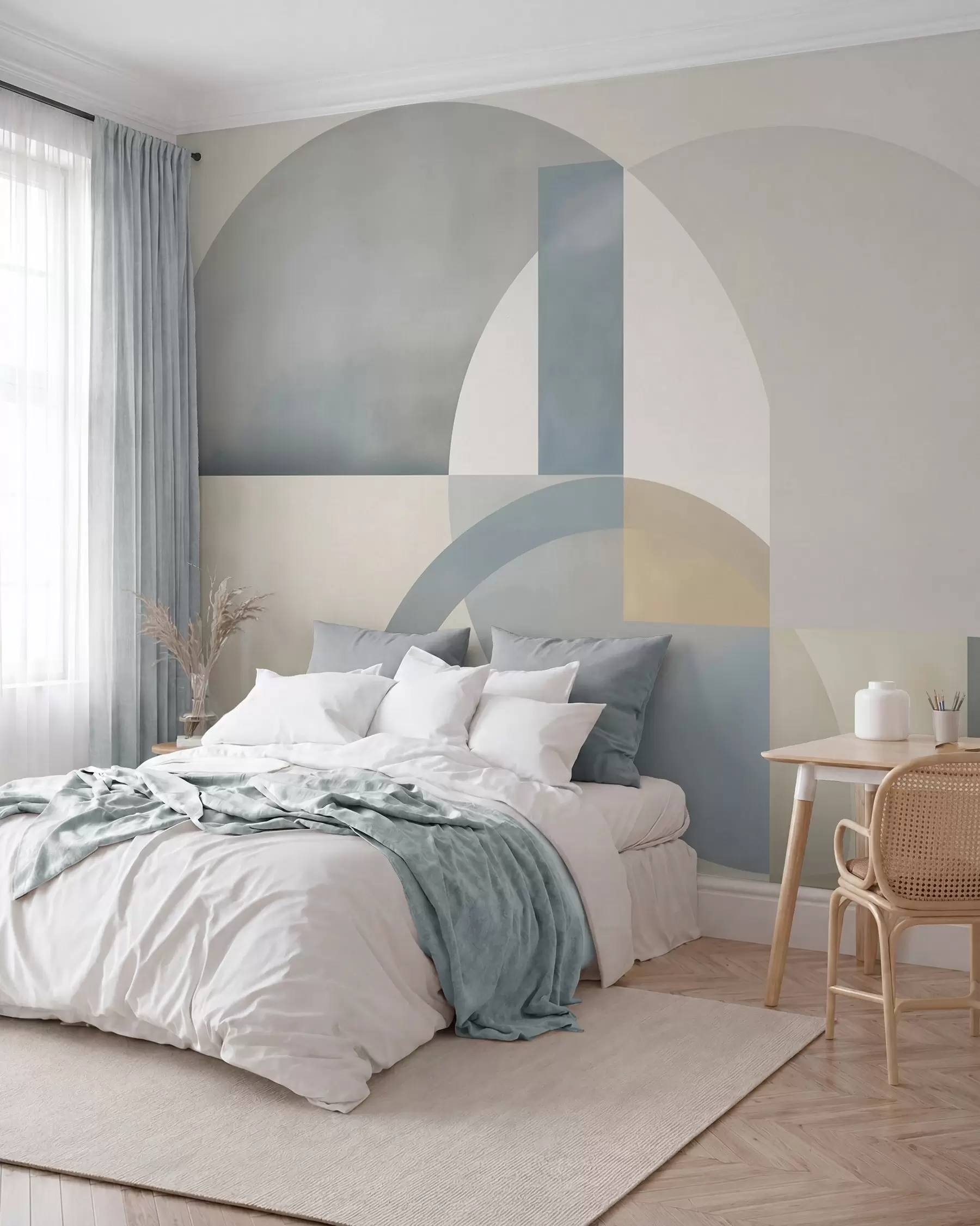 wall murals Геометријска апстракција са имитацијом текстуре w05778