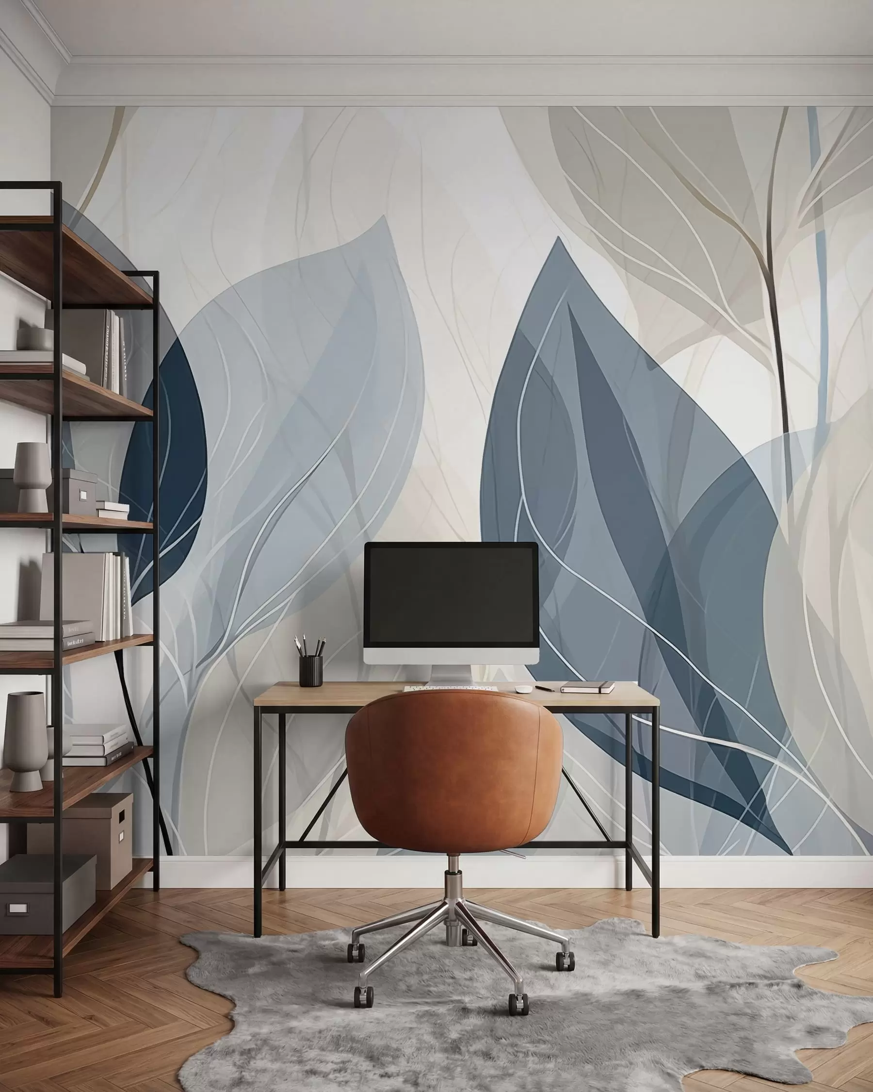 wall murals Шапутање лишћа w09970