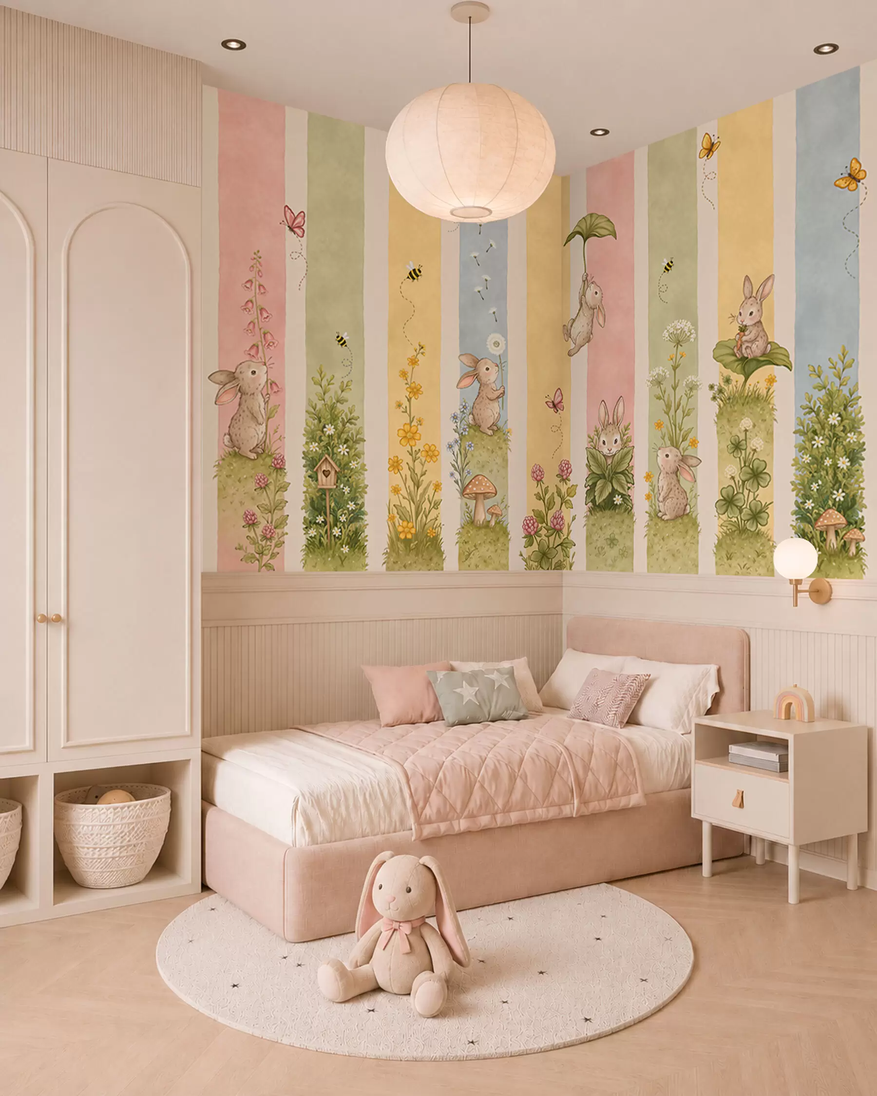 wall murals Livadski drugari na prugama w05730
