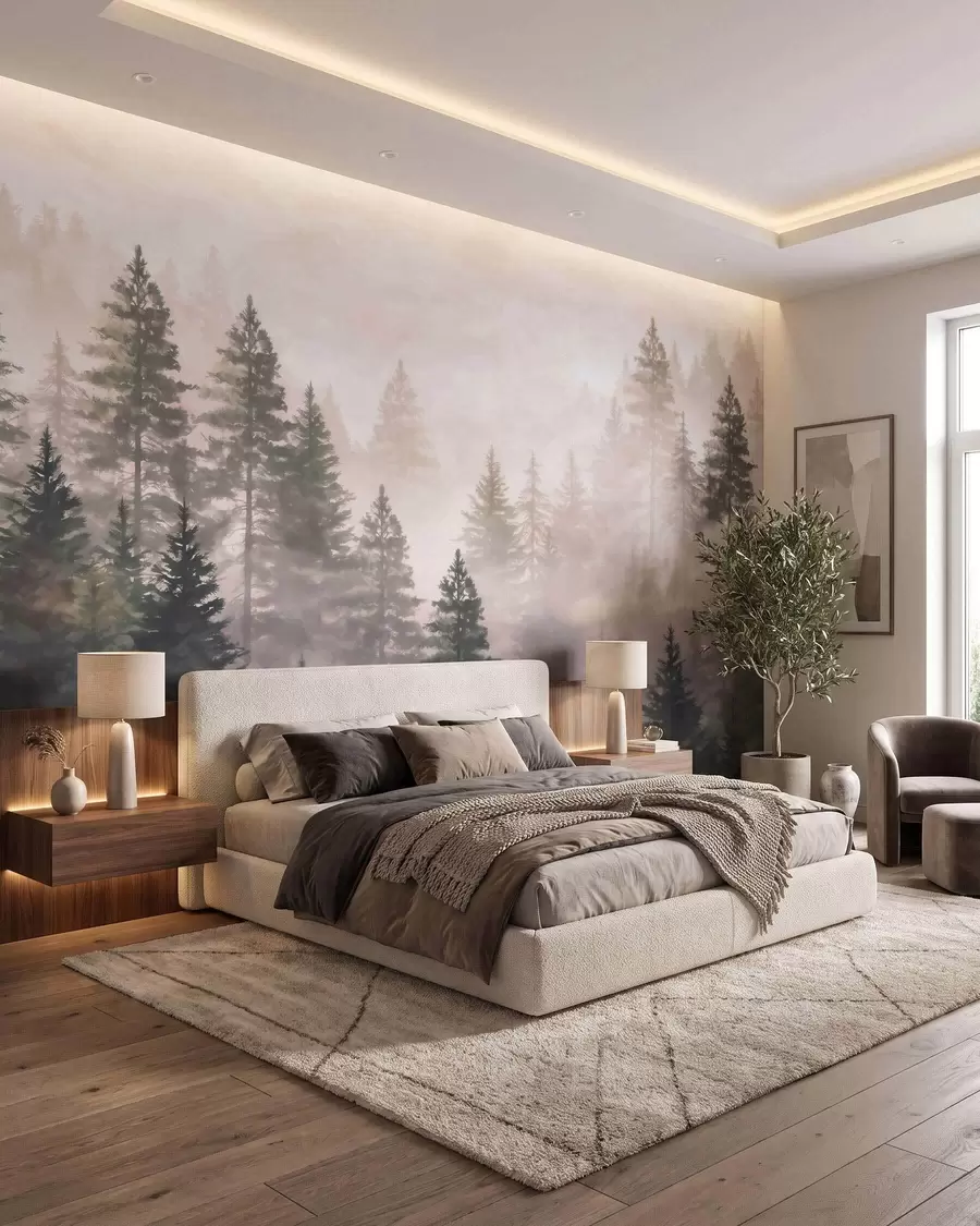 wall murals Šumska izmaglica w09929
