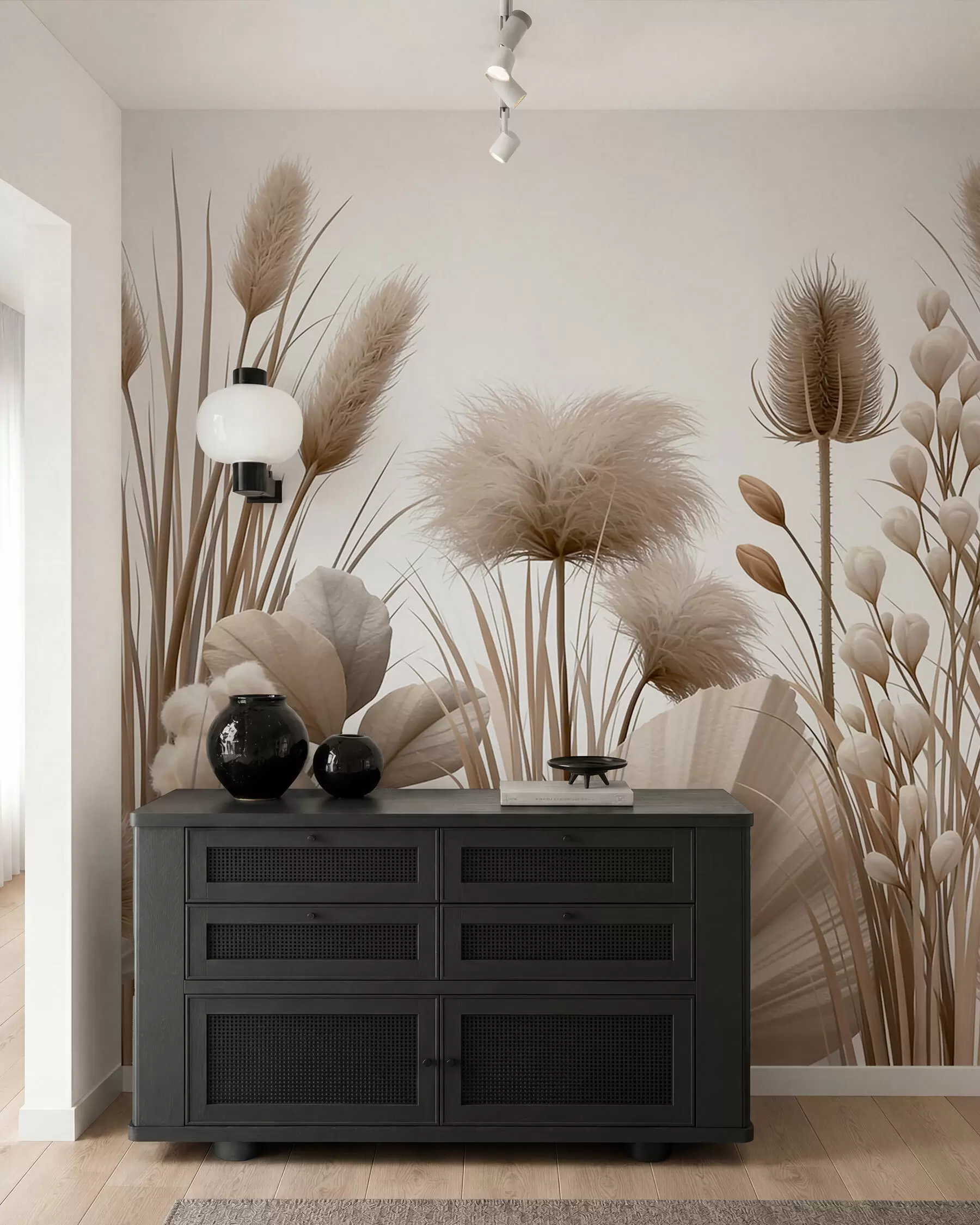 wall murals Vrt suvog cvijeća w09932