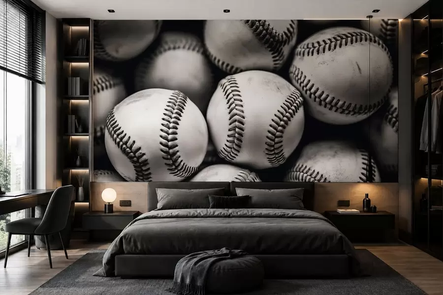 wall murals Бејзбол лопте w09966