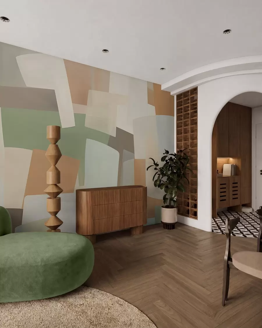 wall murals Геометријска апстракција w05783