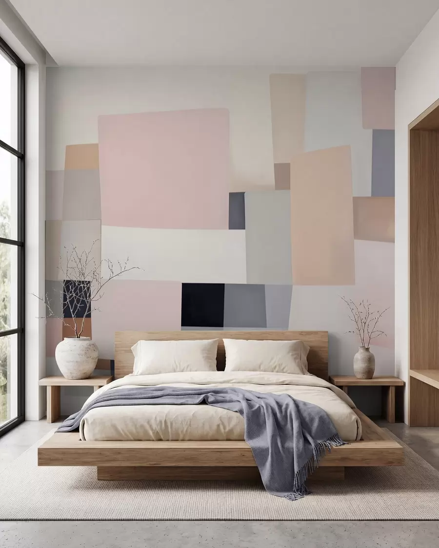 wall murals Pastelna geometrija w05785