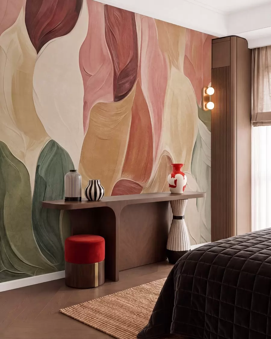 wall murals Tok zemljanih tonova w09908