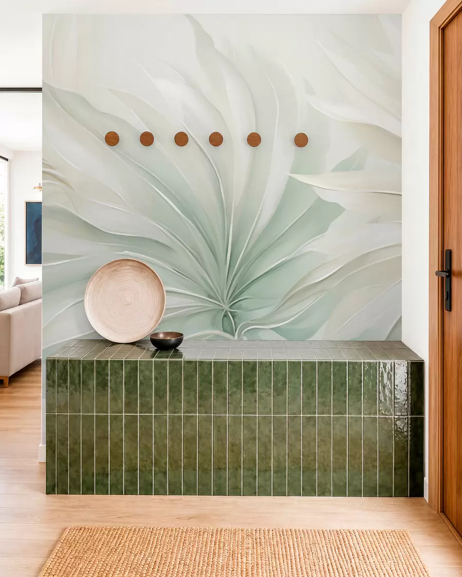 wall murals Тропски шиљати листови w05792