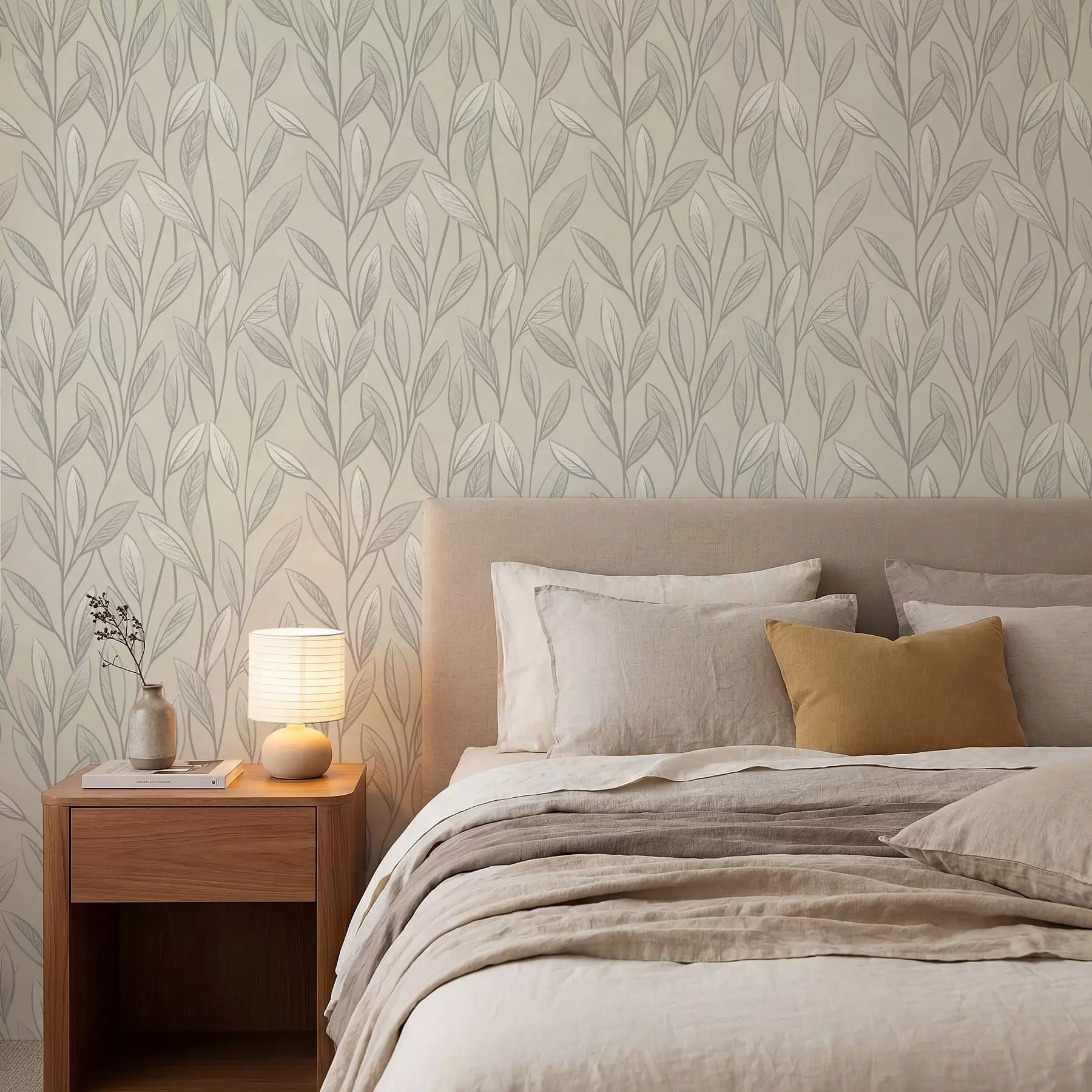 wall murals Танке гране са издуженим листовима a01240