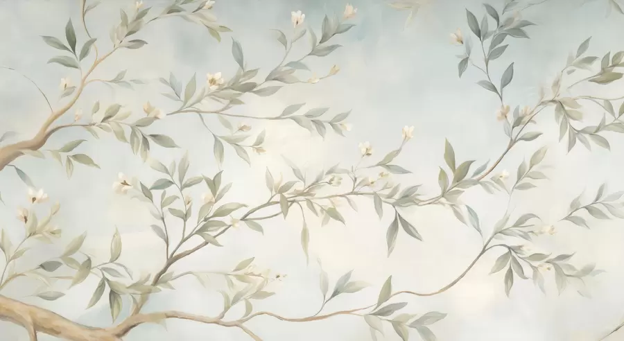 wall murals Грана са цвећем w05677