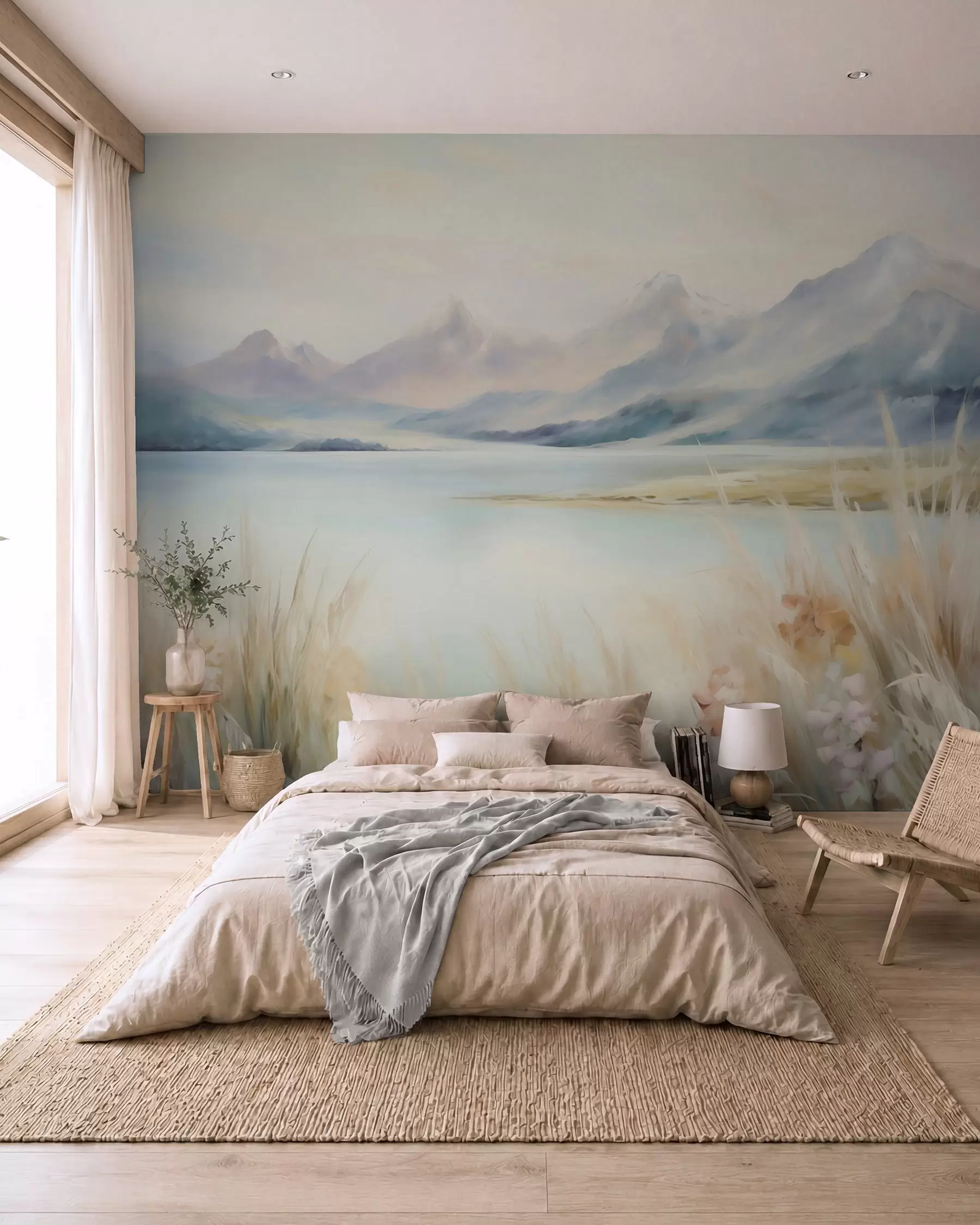 wall murals Језеро и планине w05824