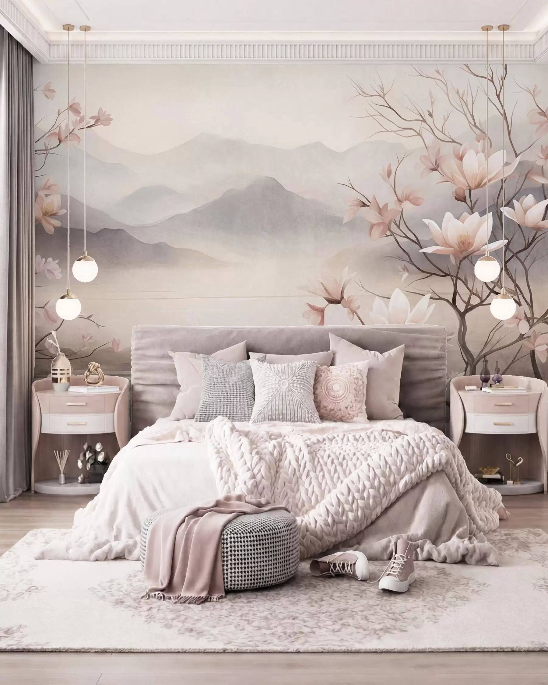 wall murals Magnolije u planinama w10013