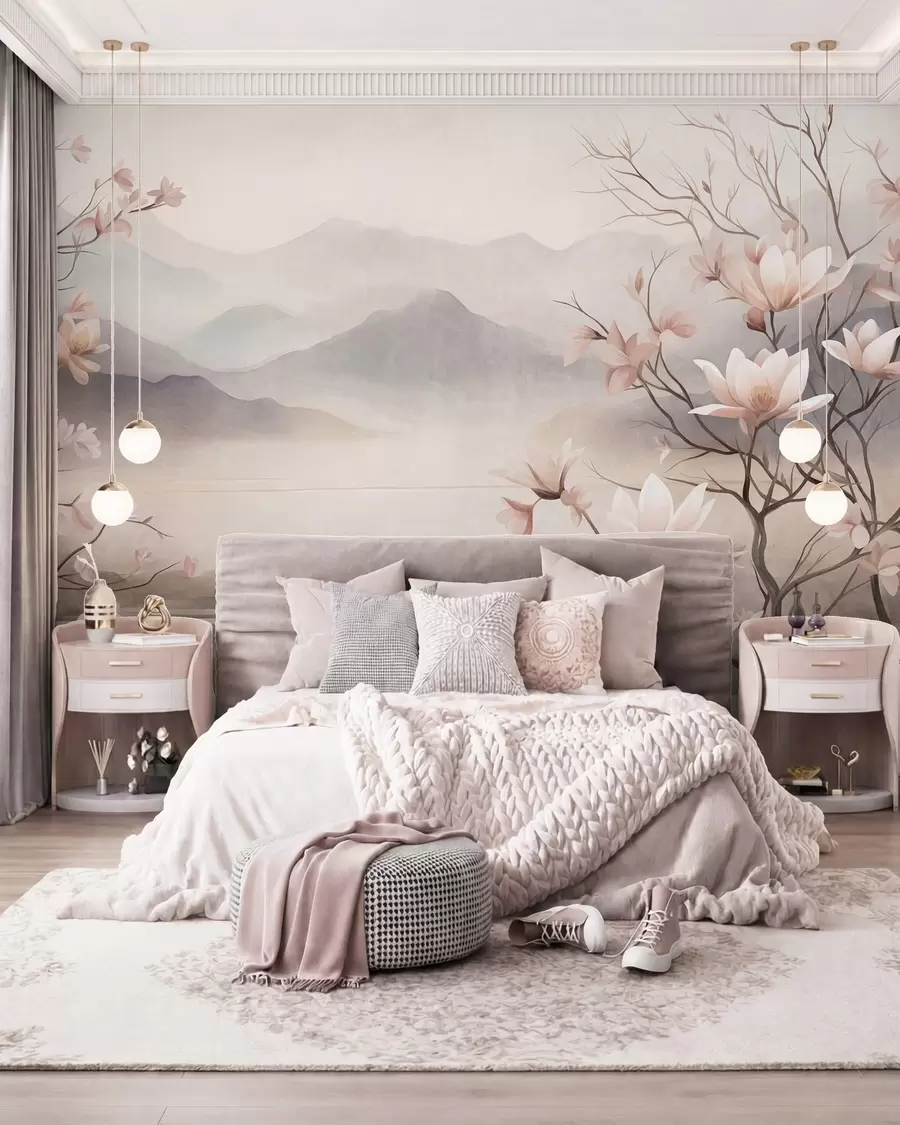 wall murals Magnolije u planinama w10013