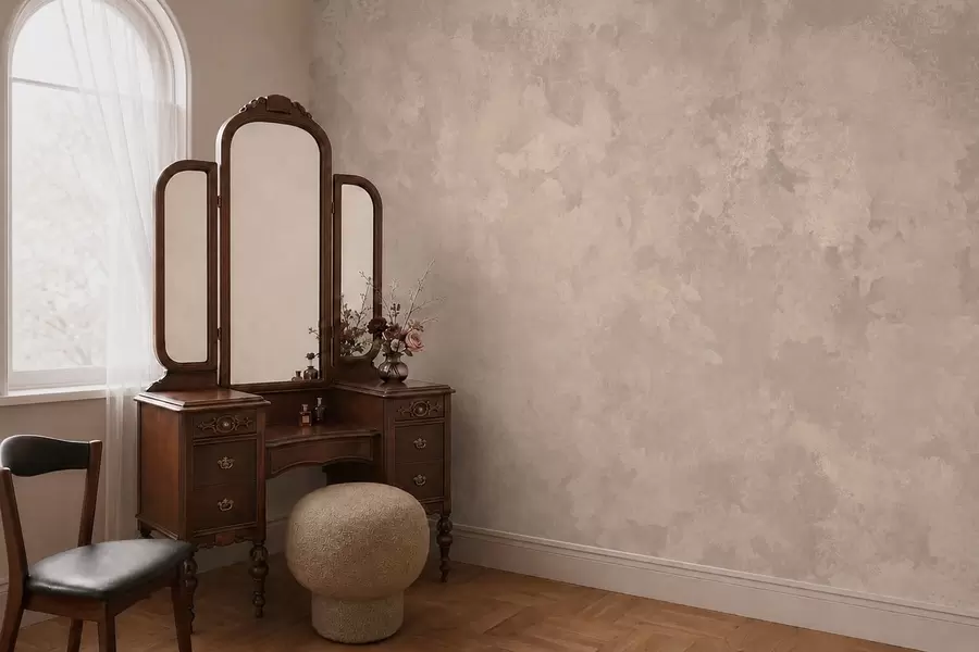 wall murals Топла бадем беж текстура са меким природним тоналним прелазима w05814