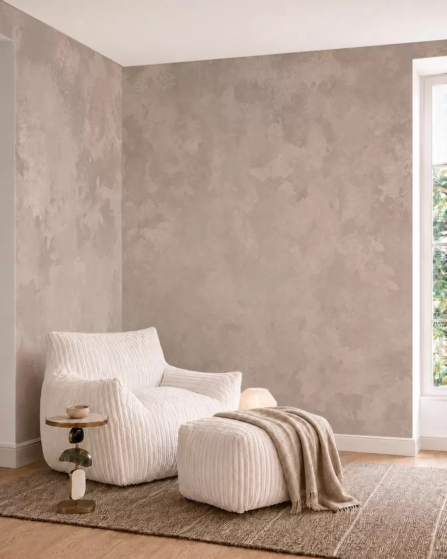 wall murals Топла бадем беж текстура са меким природним тоналним прелазима w05814