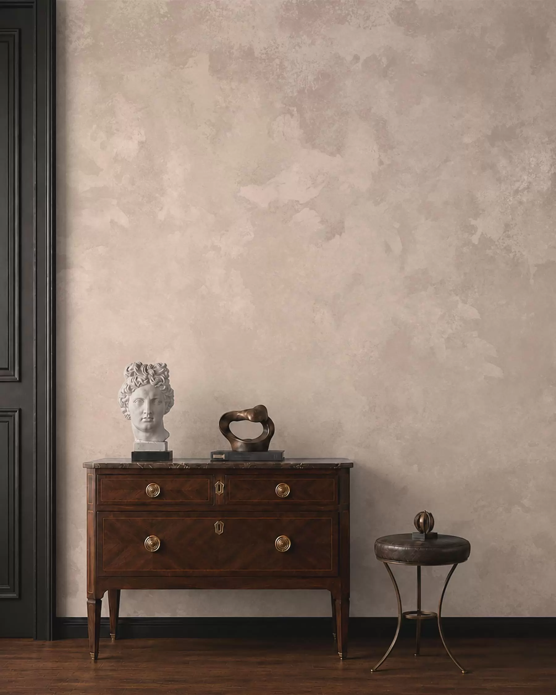 wall murals Топла бадем беж текстура са меким природним тоналним прелазима w05814