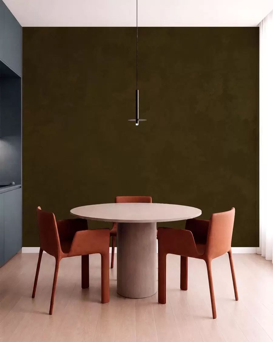 wall murals Тамно маслинасти тон са меком текстуром и природним тонским прелазима w05814v3