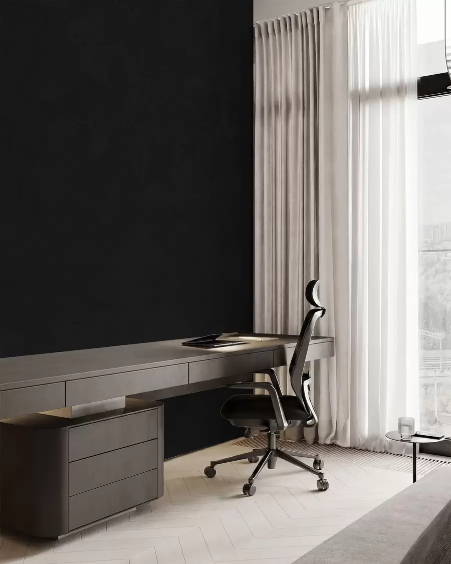 wall murals Дубоки тон угља са меком текстуром и суптилним димљеним прелазима w05814v4
