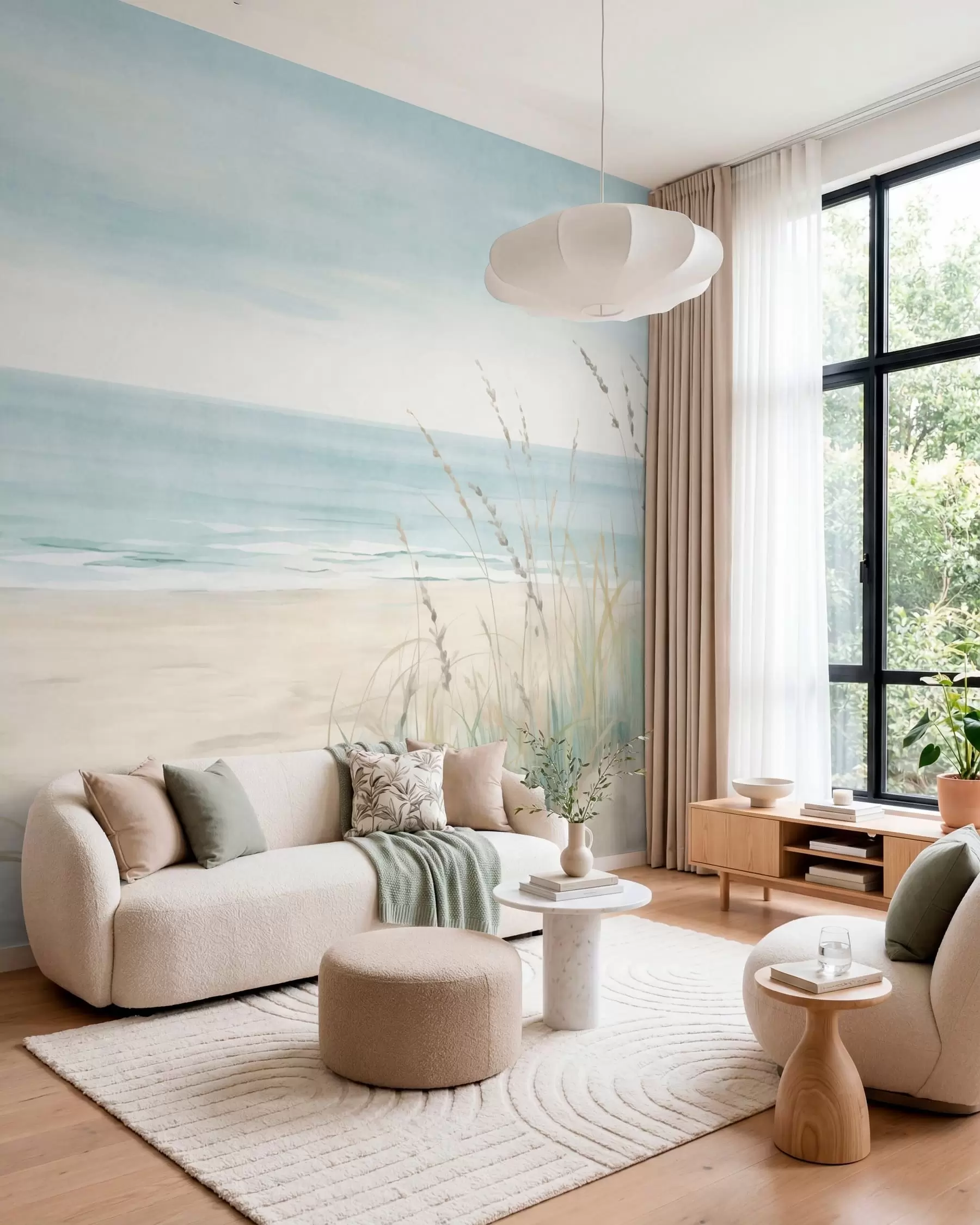 wall murals Obala u pastelnim tonovima w05821