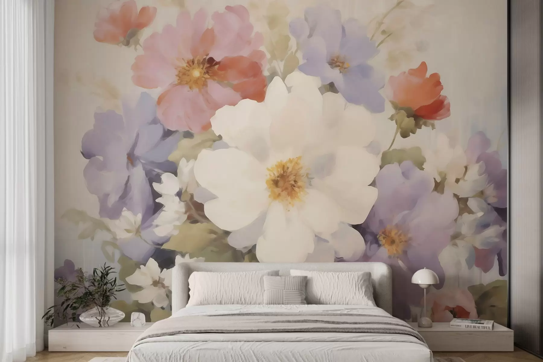 wall murals Апстрактно цвеће w05850