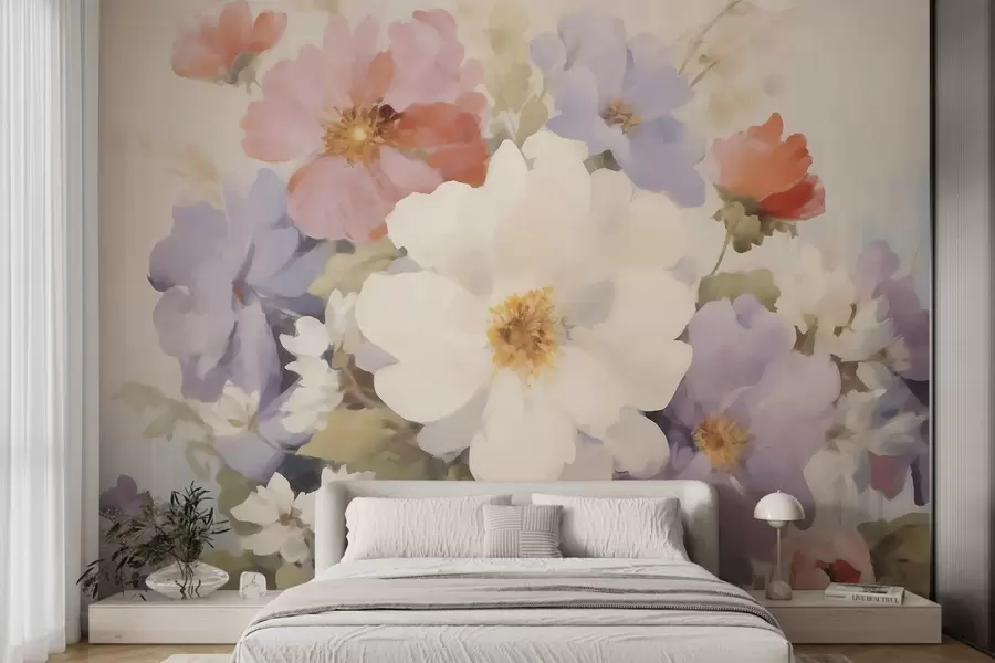 wall murals Апстрактно цвеће w05850