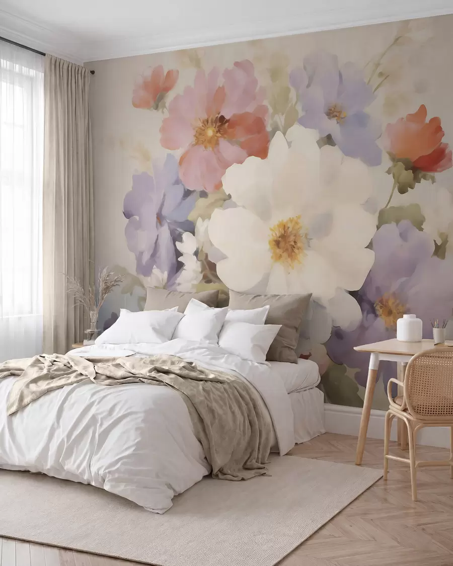 wall murals Апстрактно цвеће w05850