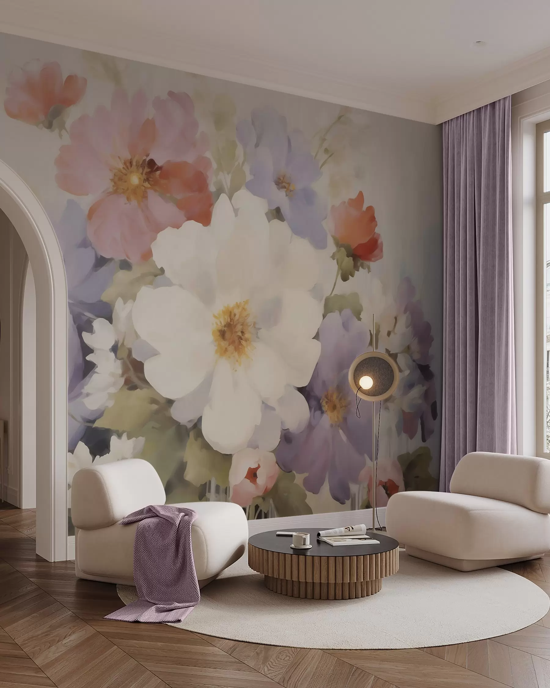 wall murals Buket u pastelnim tonovima w05850