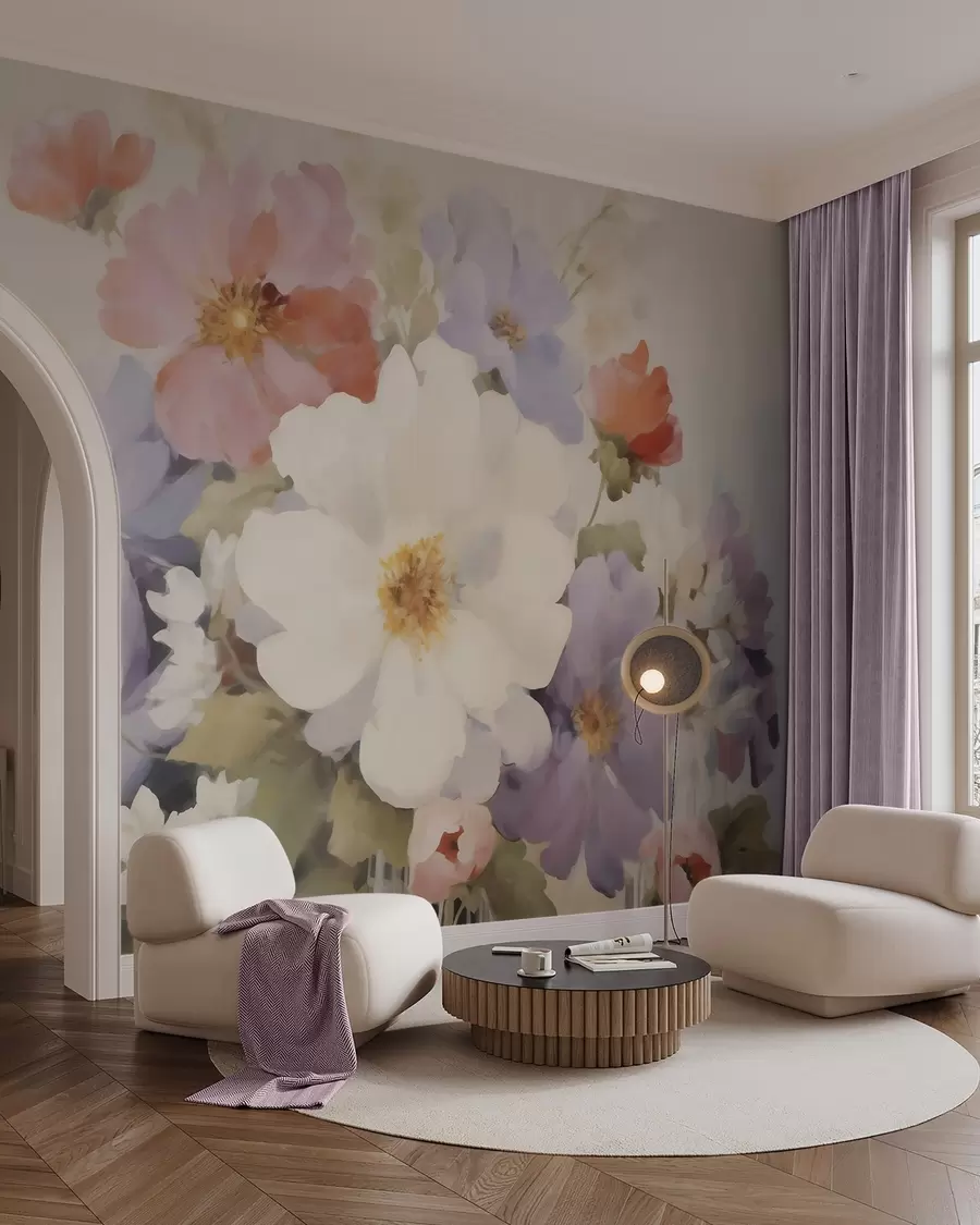 wall murals Апстрактно цвеће w05850
