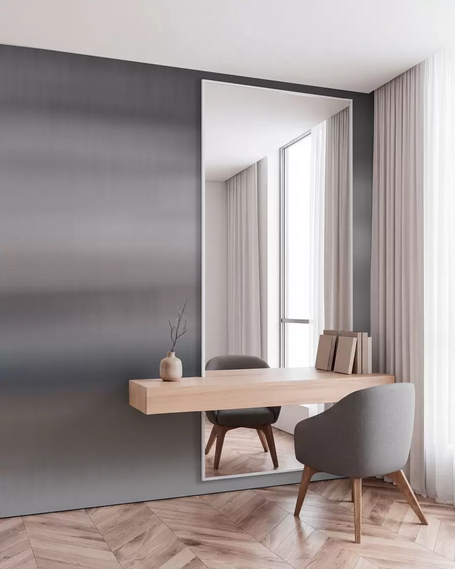 wall murals Horizont u boji grafita w05760