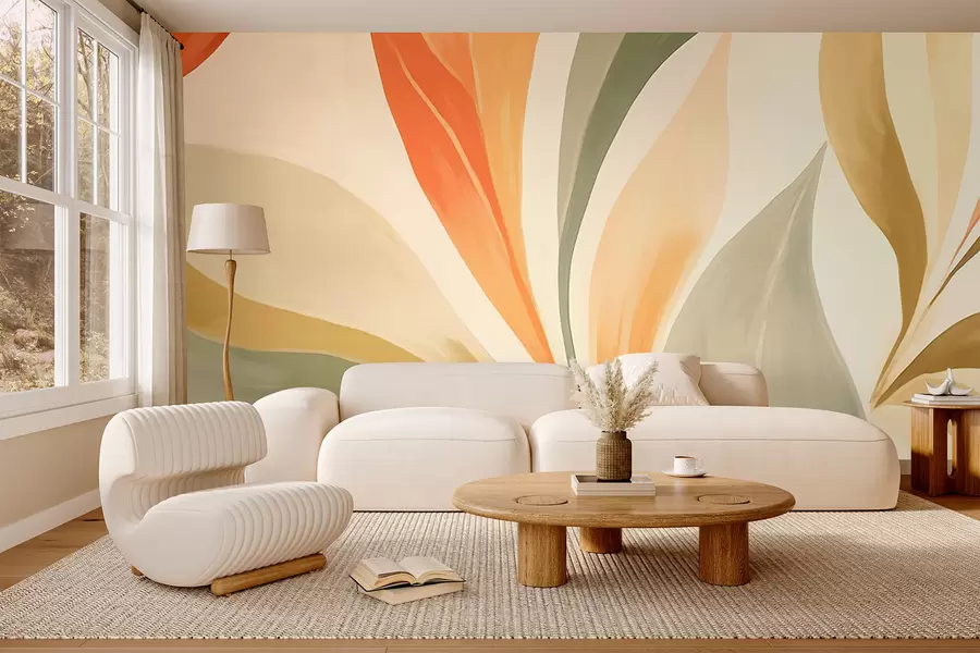 wall murals Шпиљасти листови w05839
