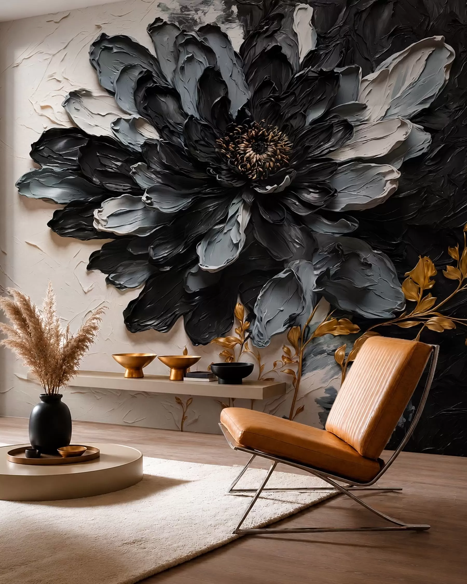 wall murals Grafitni cvjet w05883