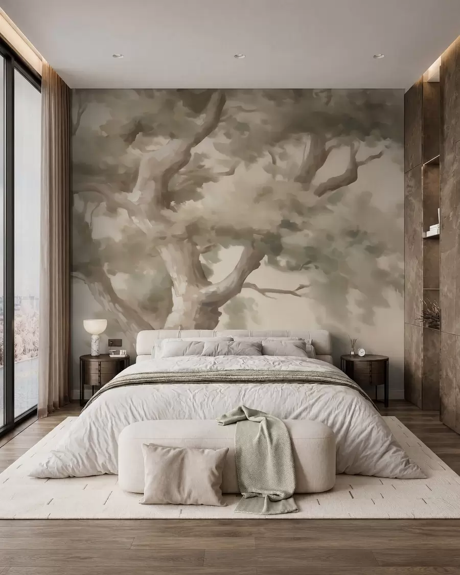 wall murals Апстрактно дрво, имитација слике w05875