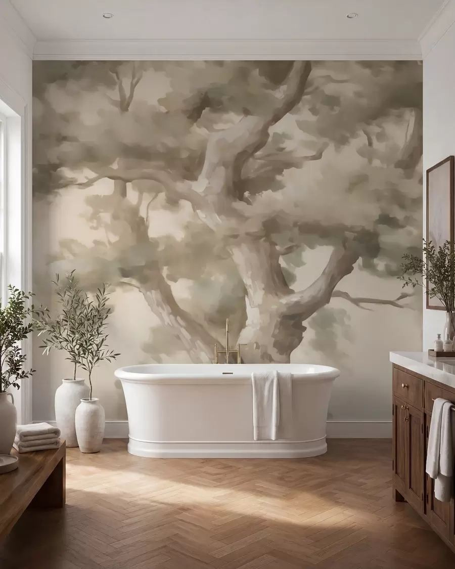 wall murals Апстрактно дрво, имитација слике w05875