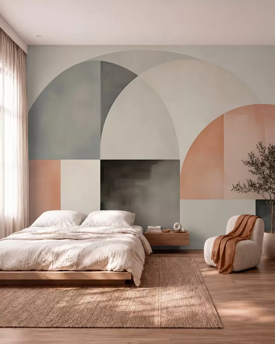 wall murals Lukovi u zemljanim tonovima w05847
