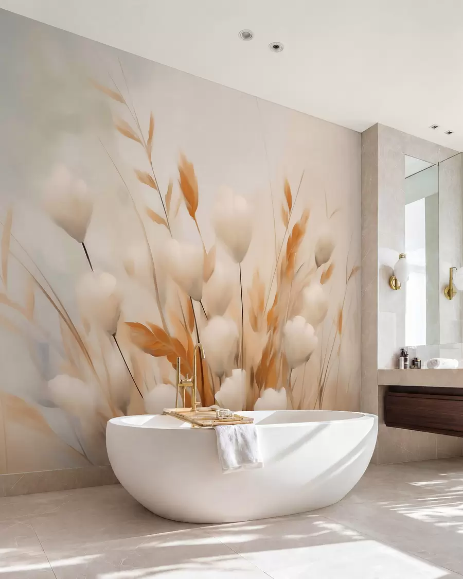 wall murals Апстрактно сушено цвеће w05851