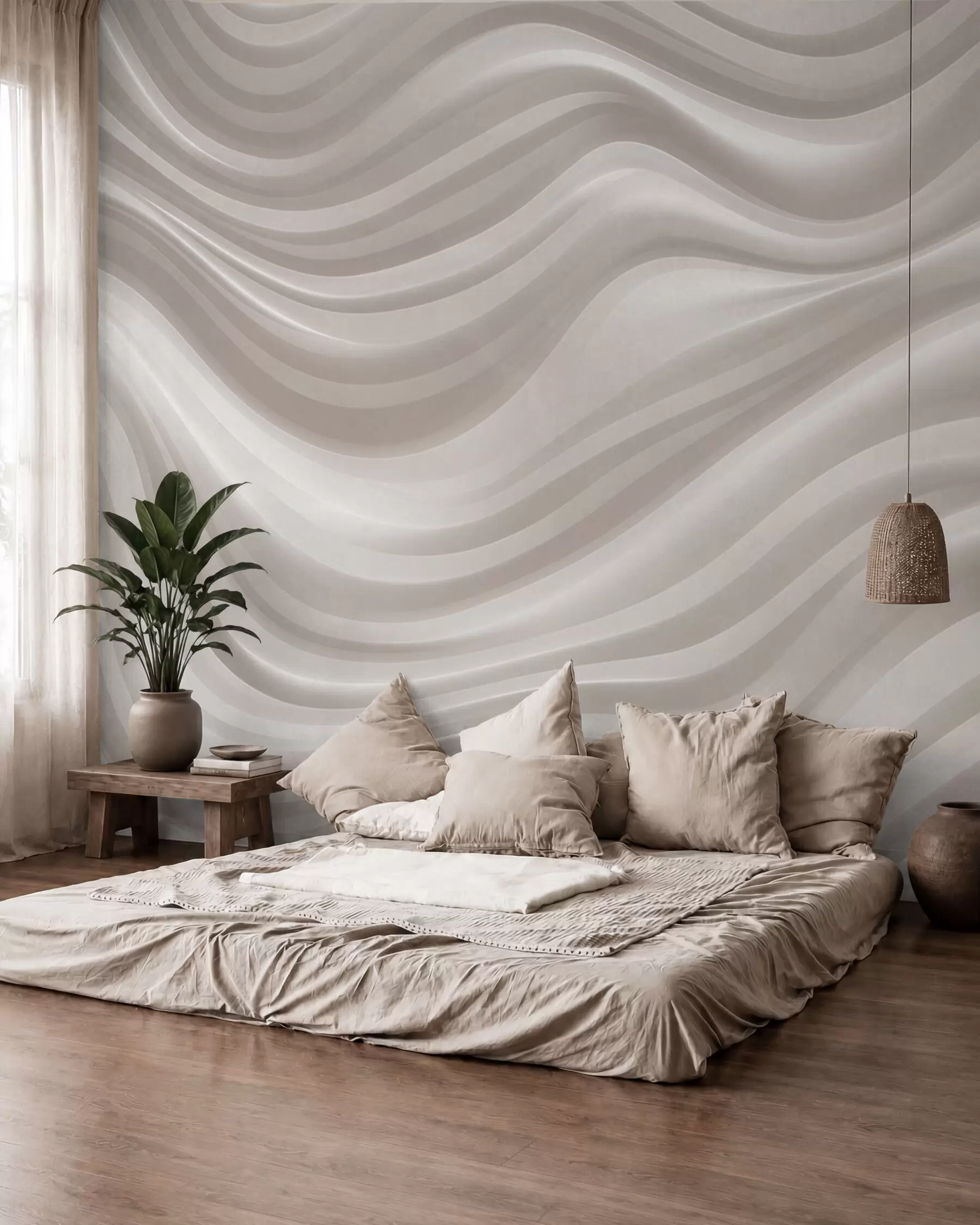 wall murals Talasi u bisernim tonovima w09835