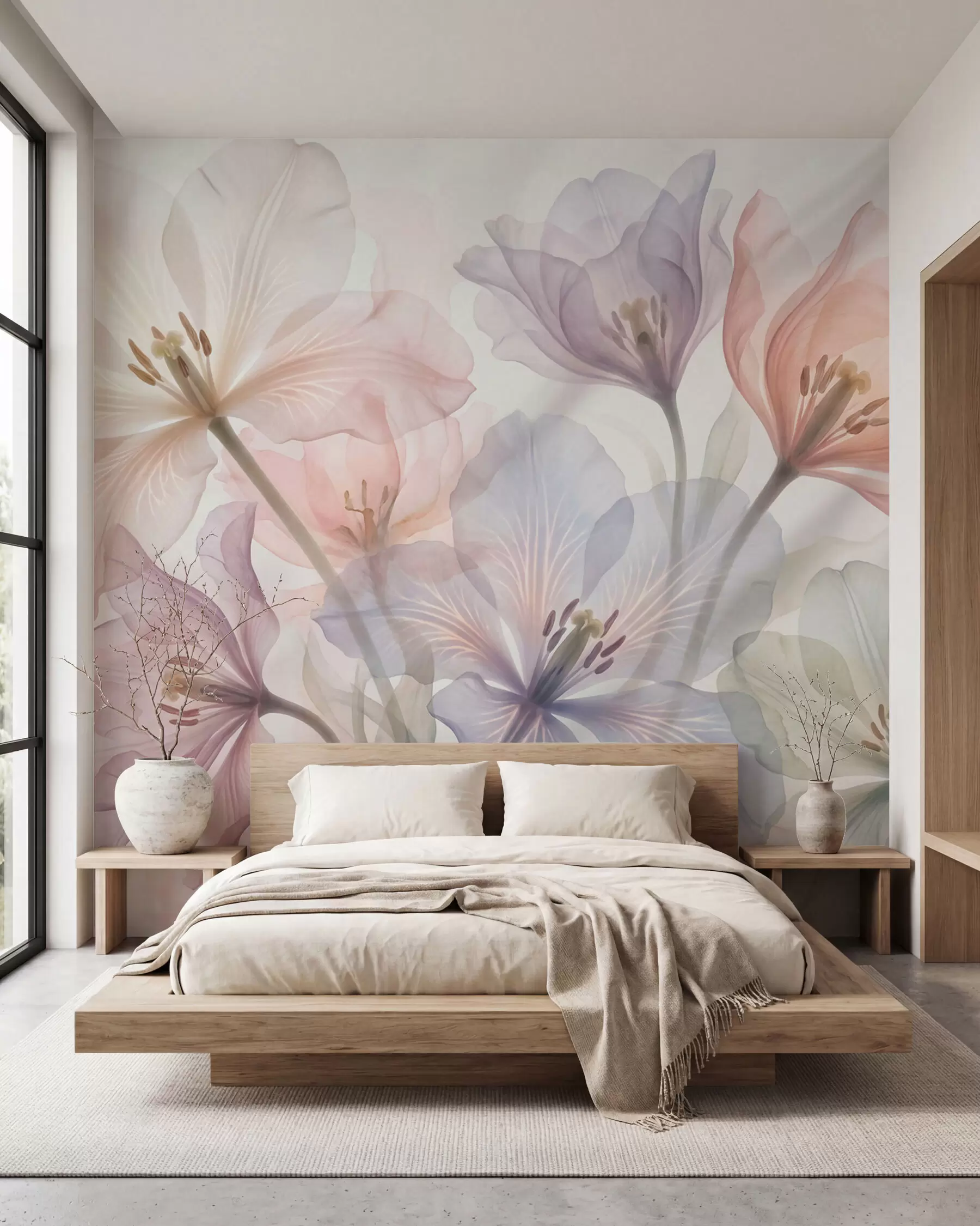 wall murals Latice u pastelnim tonovima w09999