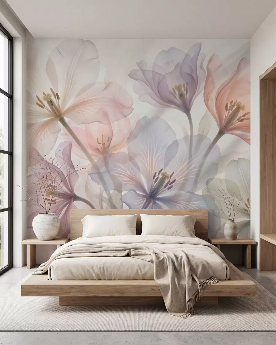 wall murals Latice u pastelnim tonovima w09999