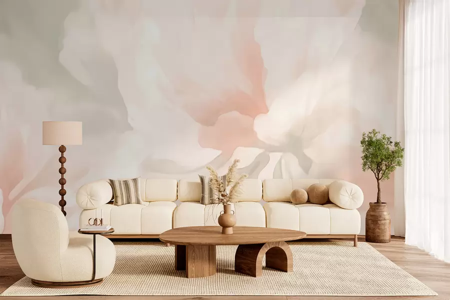 wall murals Велики цветови божура w05838