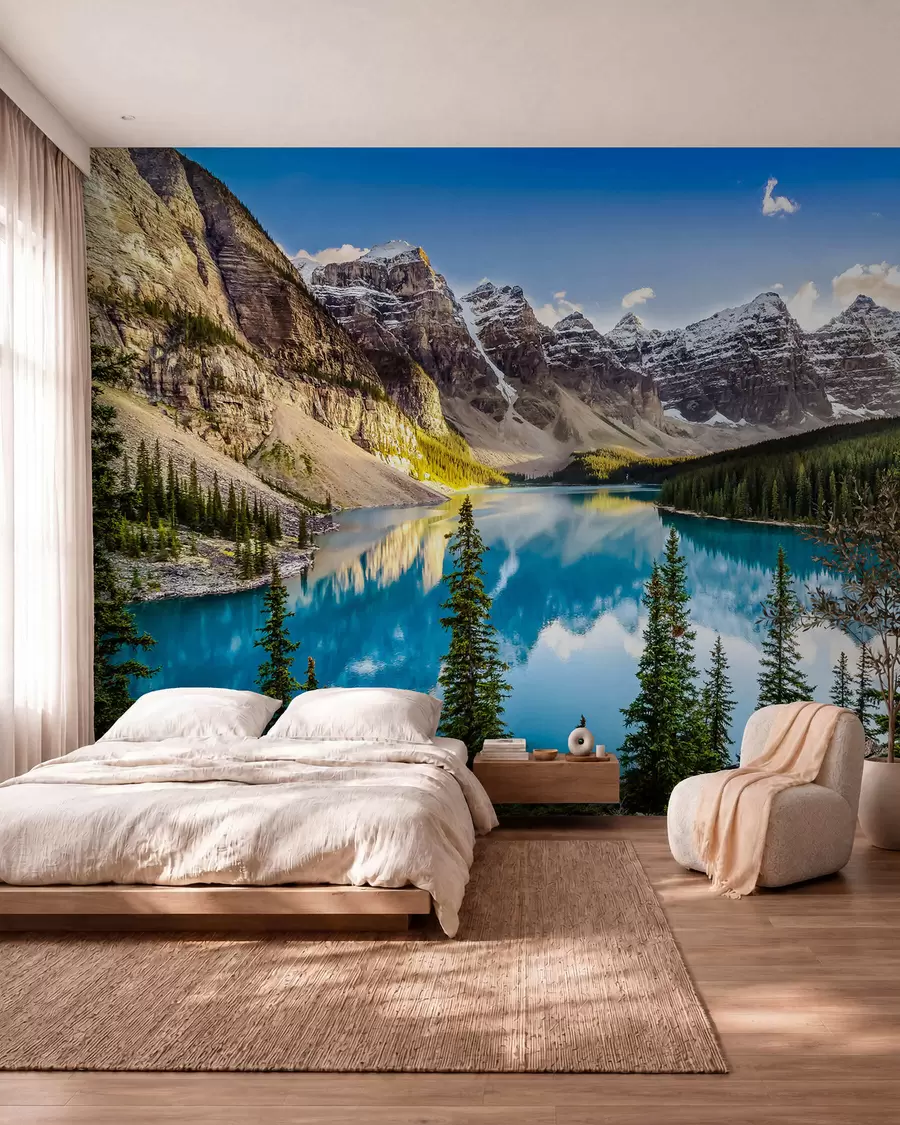 wall murals Tirkizno planinsko ogledalo u58602