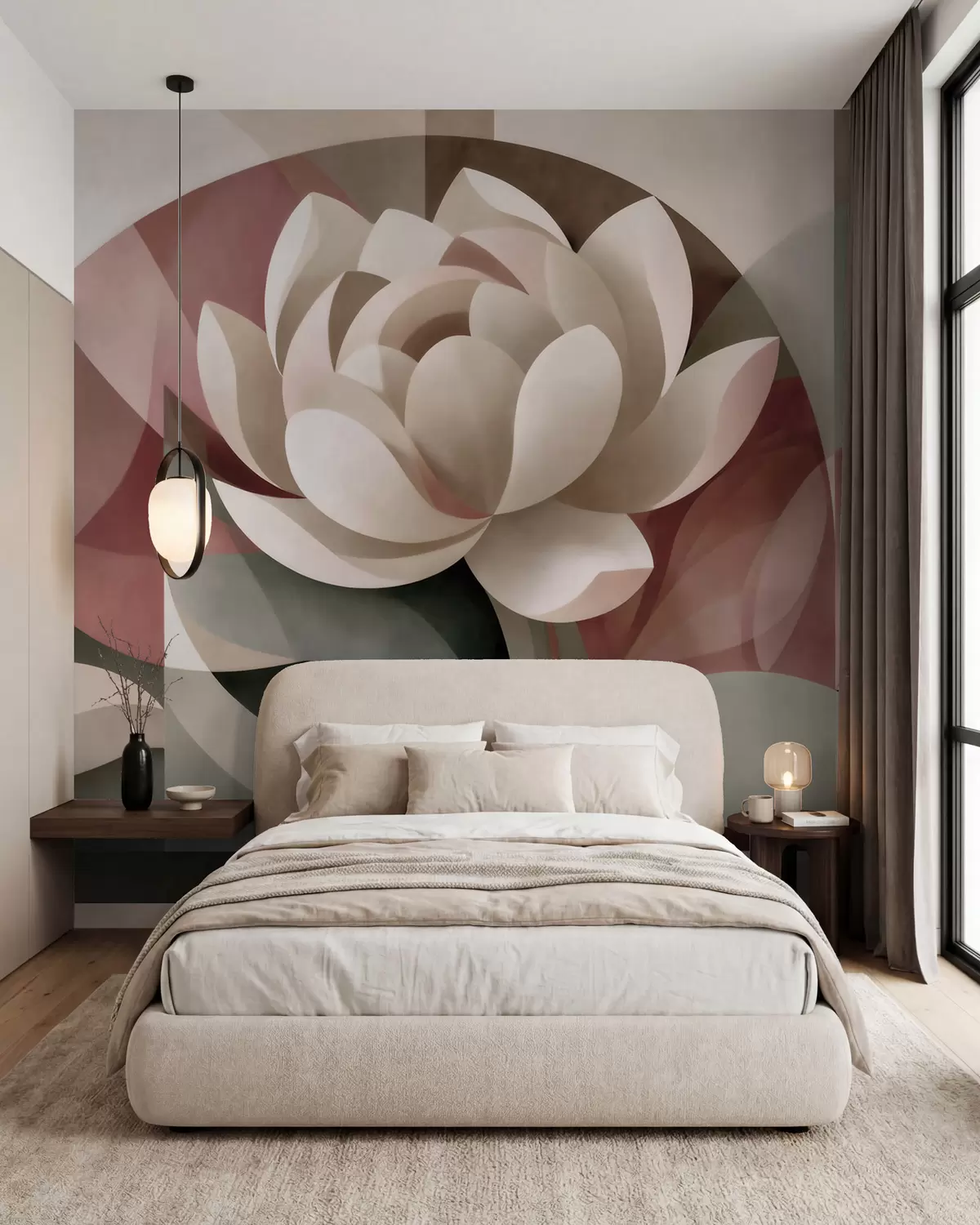 wall murals Cvjetna geometrija w10035