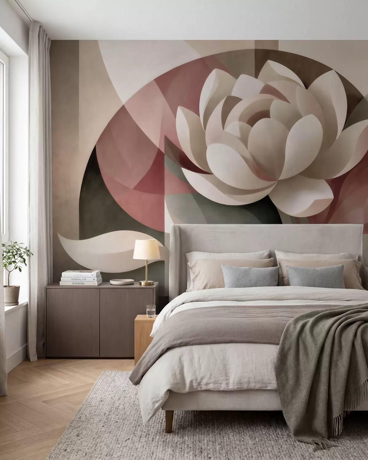 wall murals Cvjetna geometrija w10035