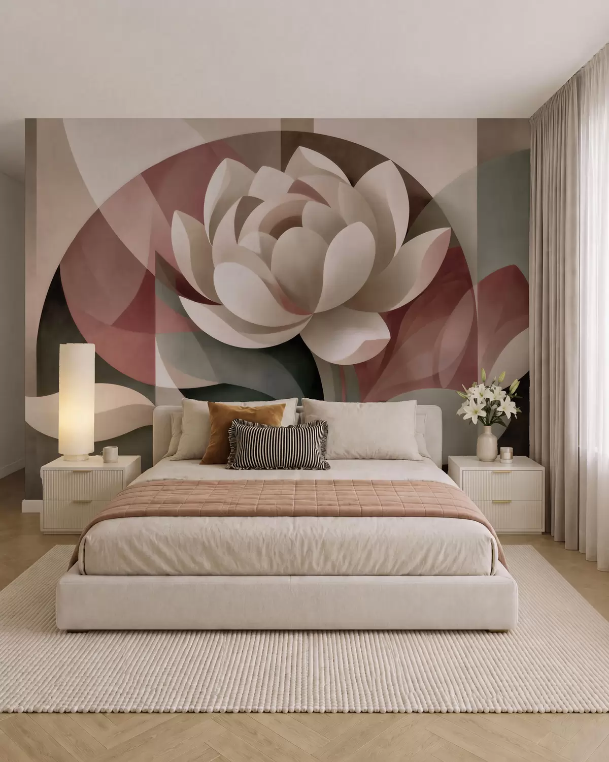 wall murals Cvjetna geometrija w10035