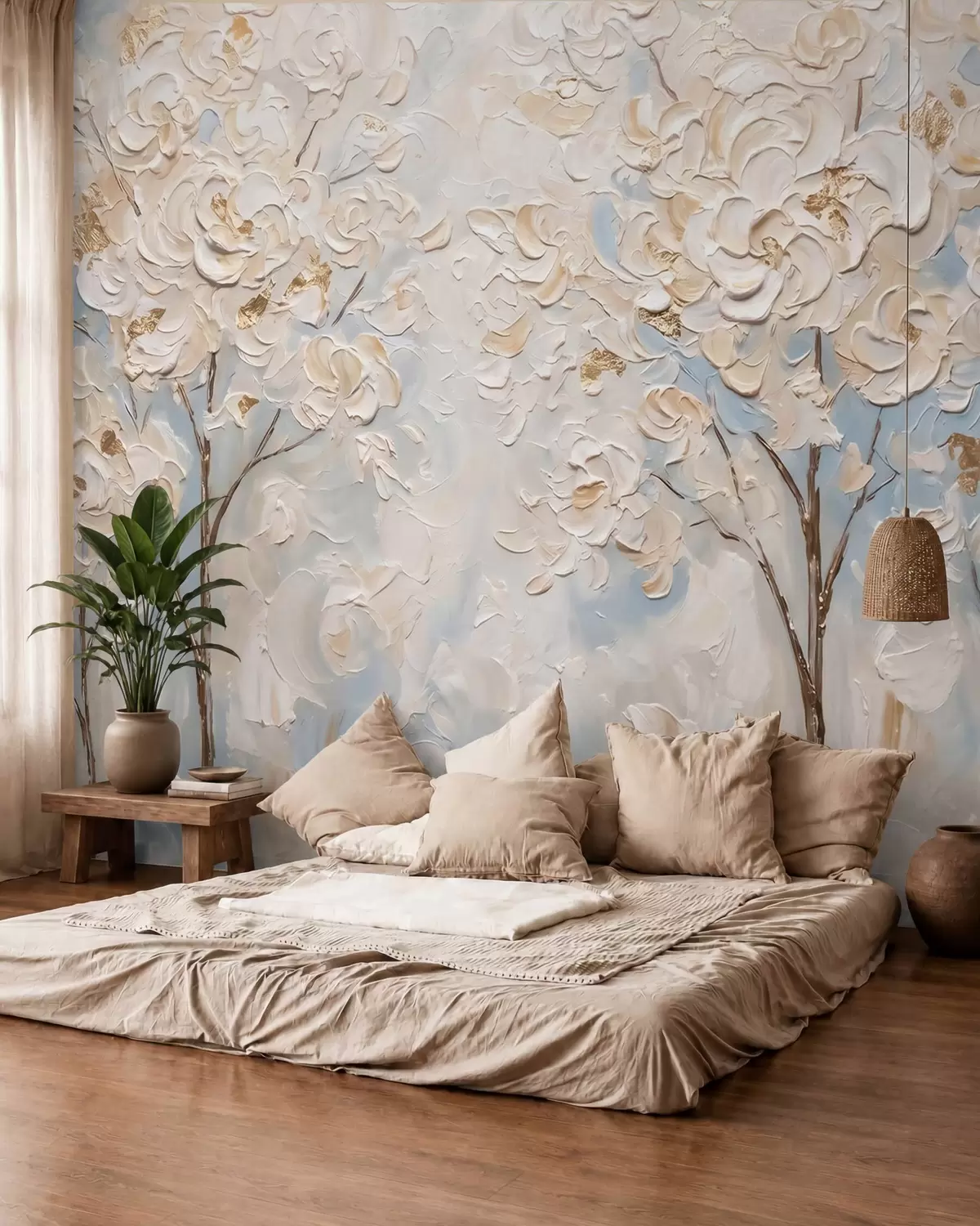 wall murals Slojevi cvijeća w10039