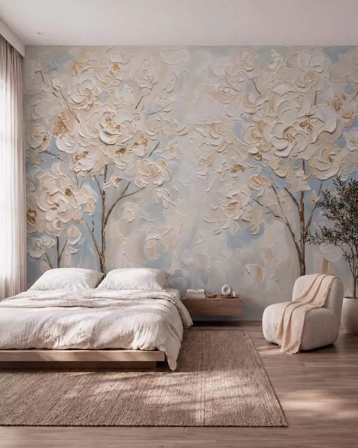 wall murals Slojevi cvijeća w10039